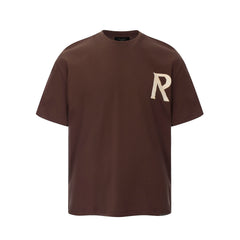 Represent Tape Style R Graphic Dual‑Side Print Boxy Fit Short‑Sleeve Top Men Women Vintage Street T‑Shirt