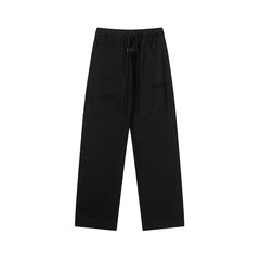 Essentials Drawstring Elastic Waist Straight Leg Jogger Pants